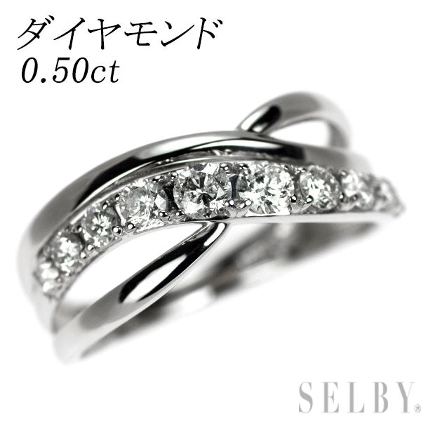 Pt900 ダイヤモンド リング 0.50ct
