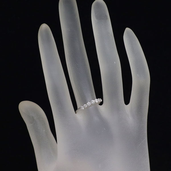 Pt950 ダイヤモンド リング 0.35ct 一文字