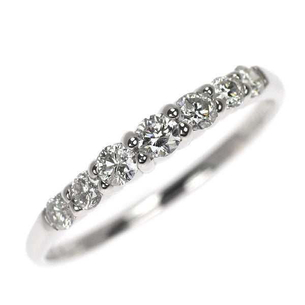 Pt950 ダイヤモンド リング 0.35ct 一文字