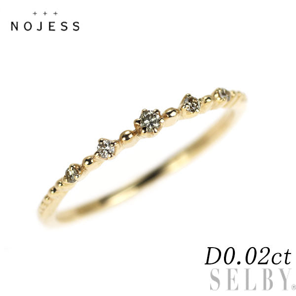 ノジェス K10YG ダイヤモンド リング 0.02ct ピンキー