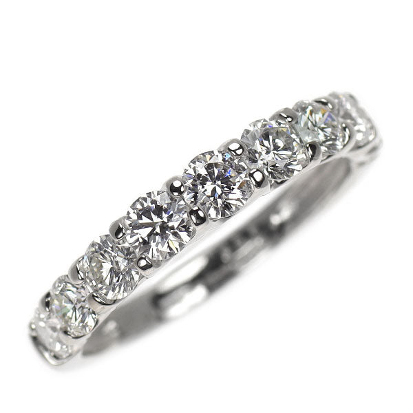 Pt900 H&C ダイヤモンド リング 1.00ct ハーフエタニティ