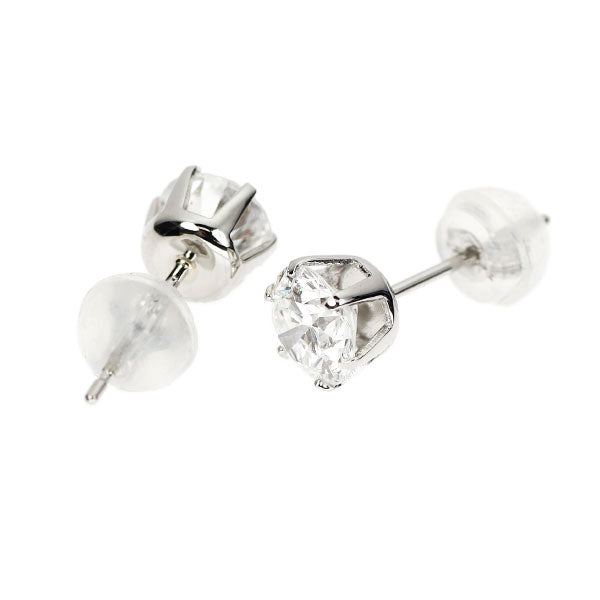 Pt900 ダイヤモンド ピアス 1.207ct F SI2 VG スタッド