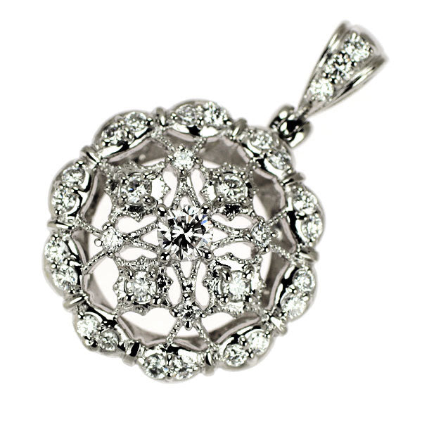 Pt900 ダイヤモンド ペンダントトップ 0.80ct