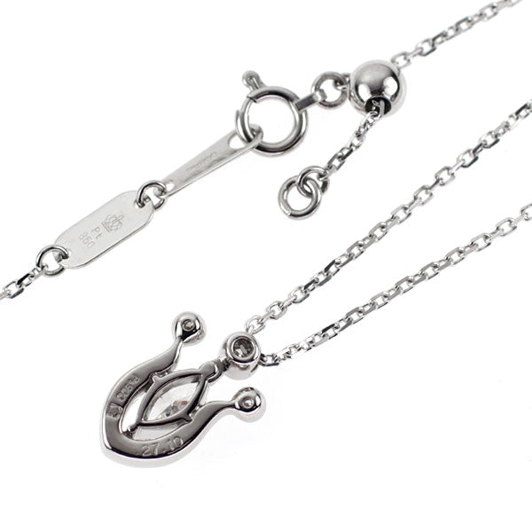 ロイヤルアッシャー Pt900/Pt850 ダイヤモンド ペンダントネックレス 0.27ct D0.10ct
