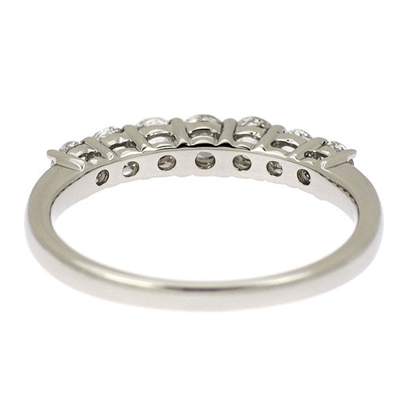 Pt950 ローズカット ダイヤモンド リング 0.30ct 一文字