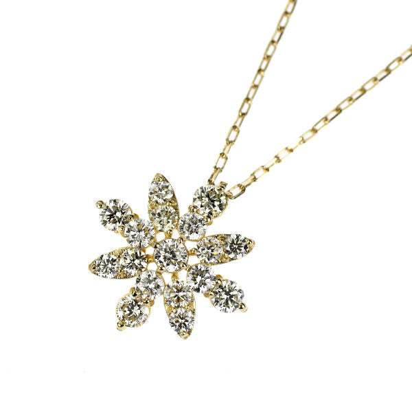 K18YG ダイヤモンド ペンダントネックレス 0.50ct