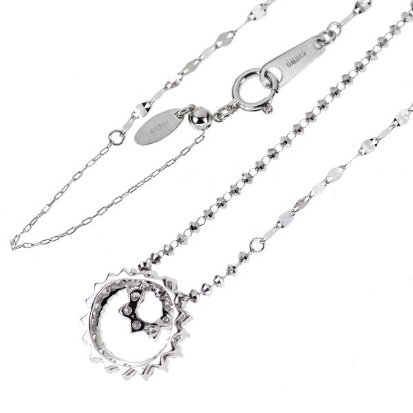 K18WG ダイヤモンド ペンダントネックレス 0.59ct