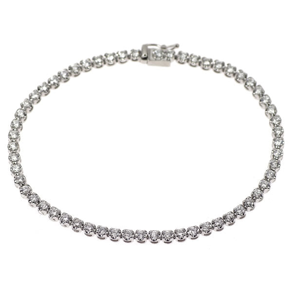 Pt850 Diamond Tennis Bracelet 2.00ct