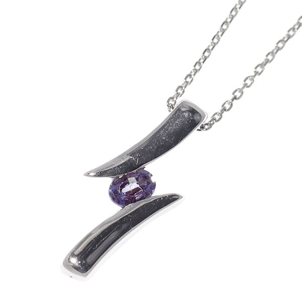 希少 Pt900/ Pt850 アレキサンドライト ペンダントネックレス 0.220ct