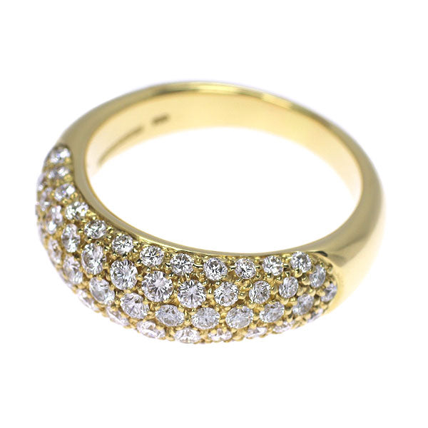 ピキョッティ K18YG ダイヤモンド リング 1.17ct パヴェ