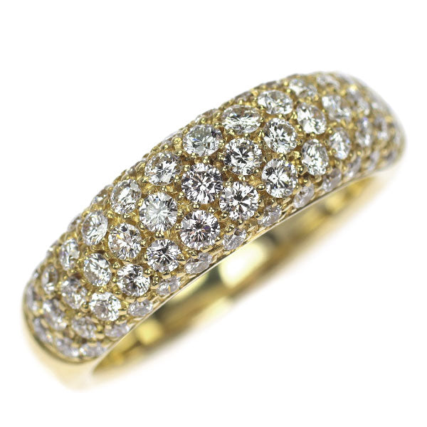 ピキョッティ K18YG ダイヤモンド リング 1.17ct パヴェ