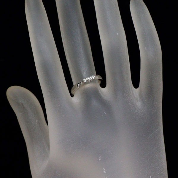 エクセルコ Pt950 ダイヤモンド リング 0.103ct エリザベート