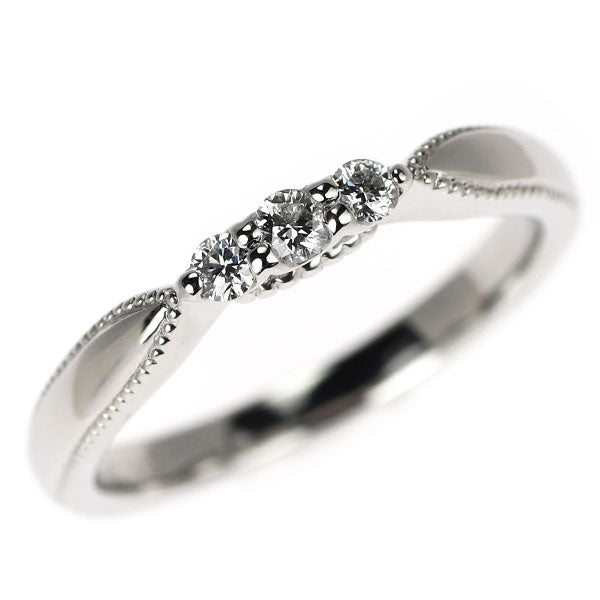 エクセルコ Pt950 ダイヤモンド リング 0.103ct エリザベート