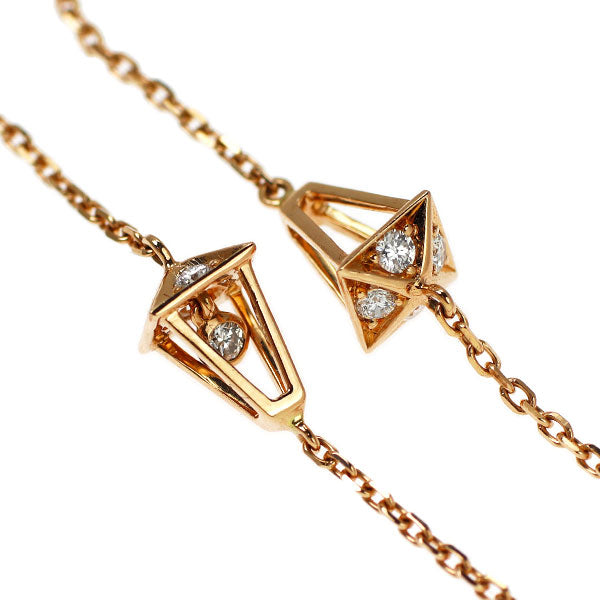 QAYTEN/ケイテン K18PG ダイヤモンド ロングネックレス 0.62ct