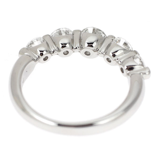 Pt900 Diamond Ring 1.01ct Half Eternity