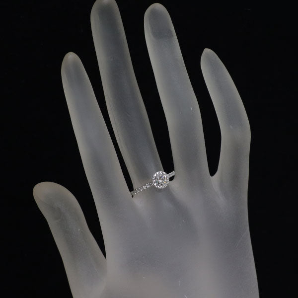 IZURU Pt950 ダイヤモンド  リング 0.31ct E VS1 3EX D0.25ct