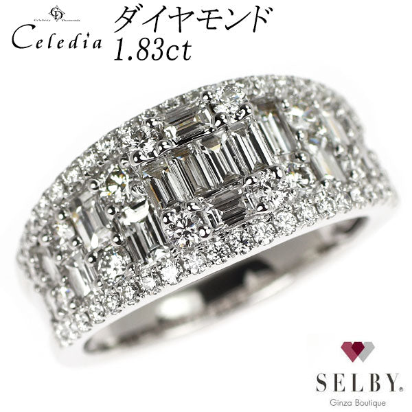 Celedia K18WG Diamond Ring 1.83ct [Selby Ginza Store] [Used]
