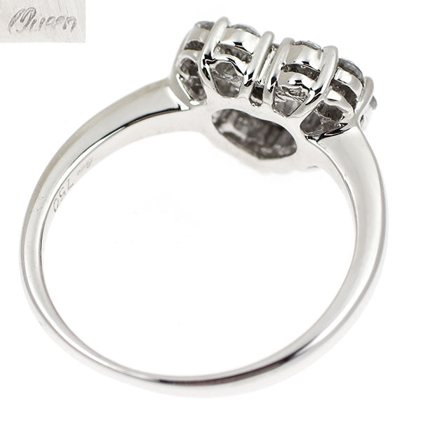Queen/Queen K18WG Diamond Ring 0.85ct Heart