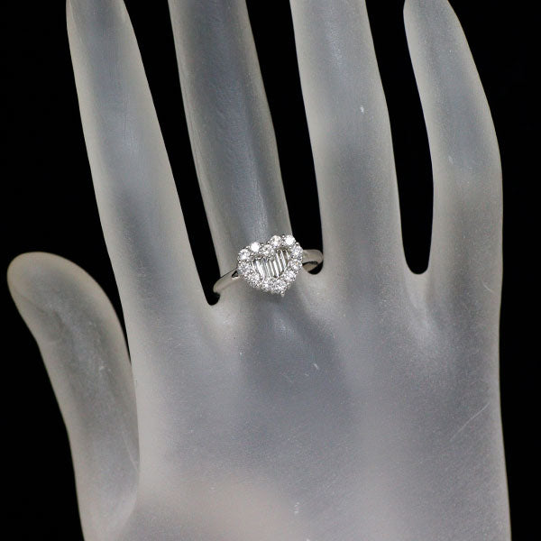 Queen/Queen K18WG Diamond Ring 0.85ct Heart
