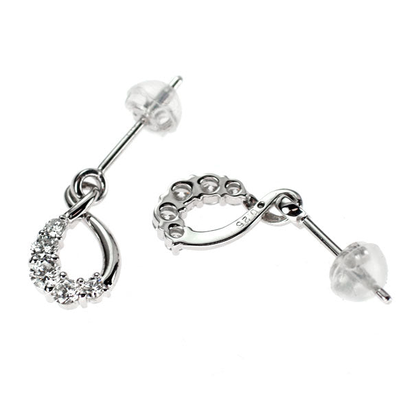 K18WG ダイヤモンド ピアス 0.50ct