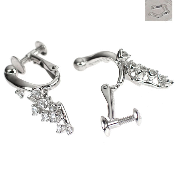 星の砂 Pt900 ダイヤモンド イヤリング 0.64ct