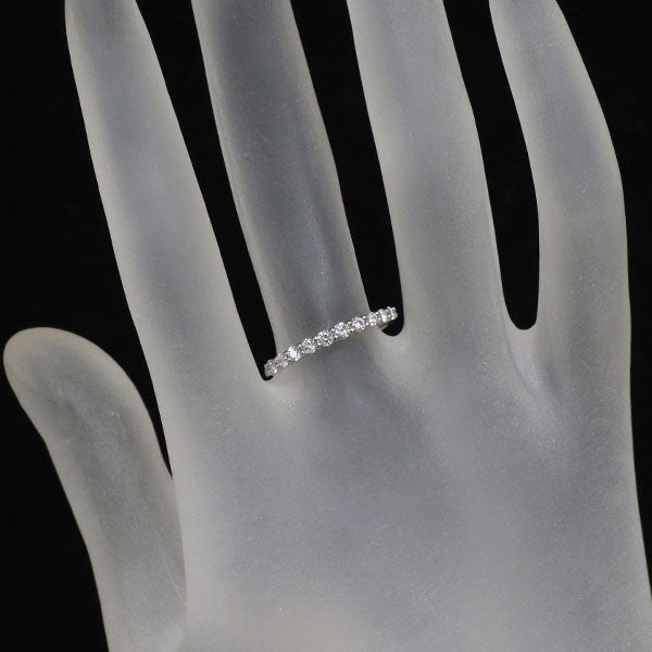 Pt900 ダイヤモンド リング 0.27ct ハーフエタニティ