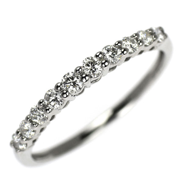 Pt900 ダイヤモンド リング 0.27ct ハーフエタニティ