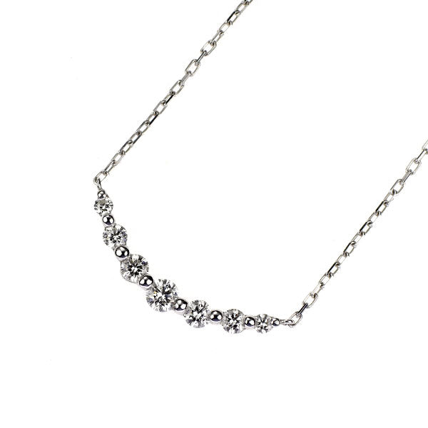 オレフィーチェ K18WG ダイヤモンド ペンダントネックレス 0.20ct