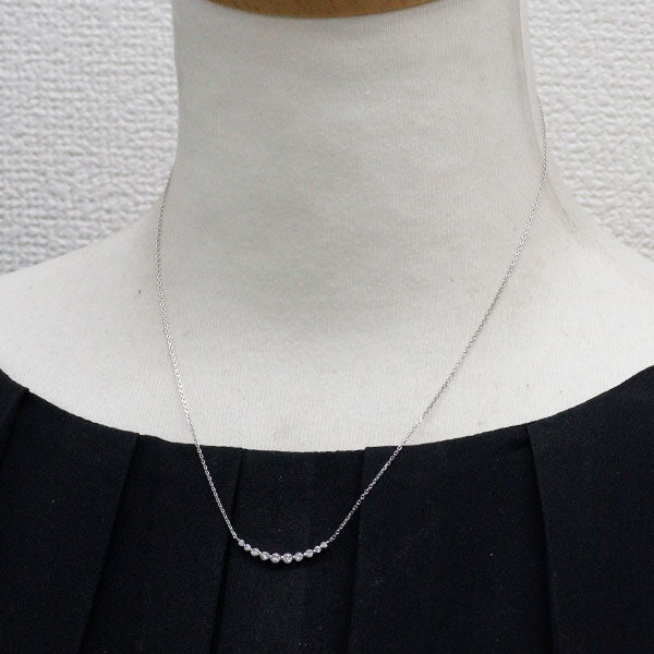 ヴァンドーム青山 Pt950/ Pt850 ダイヤモンド ペンダントネックレス 0.30ct リュール