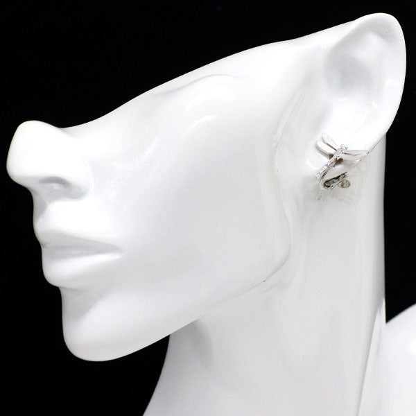 Pt900 ダイヤモンド イヤリング 0.10ct トンボ