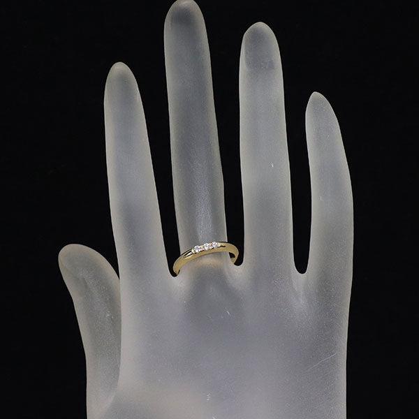 ミキモト K18YG ダイヤモンド リング 0.10ct