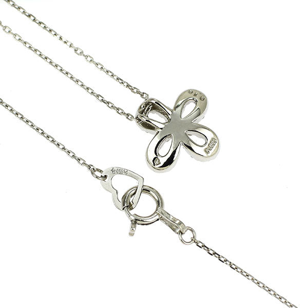 ポンテヴェキオ Pt999/ Pt850 ダイヤモンド ペンダントネックレス 0.16ct