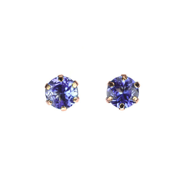 K18PG タンザナイト ピアス 0.82ct