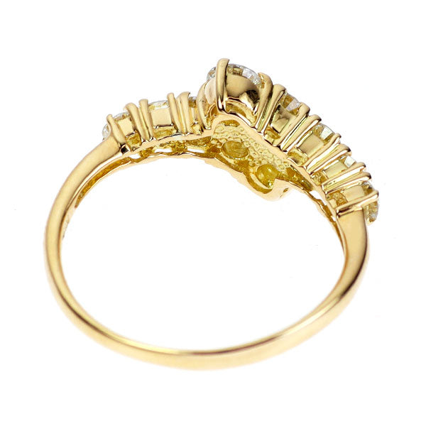 K18YG ダイヤモンド リング 1.00ct