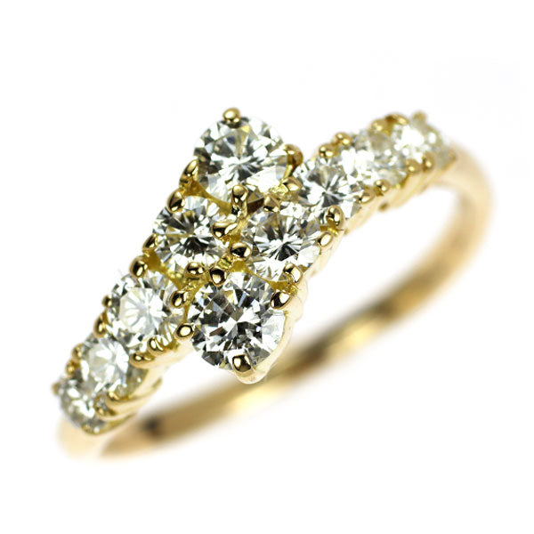 K18YG ダイヤモンド リング 1.00ct