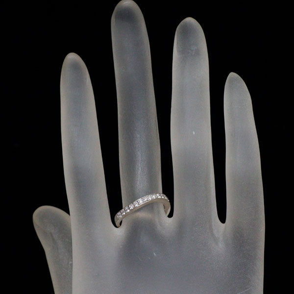 K18WG ダイヤモンド リング 0.26ct ハーフエタニティ