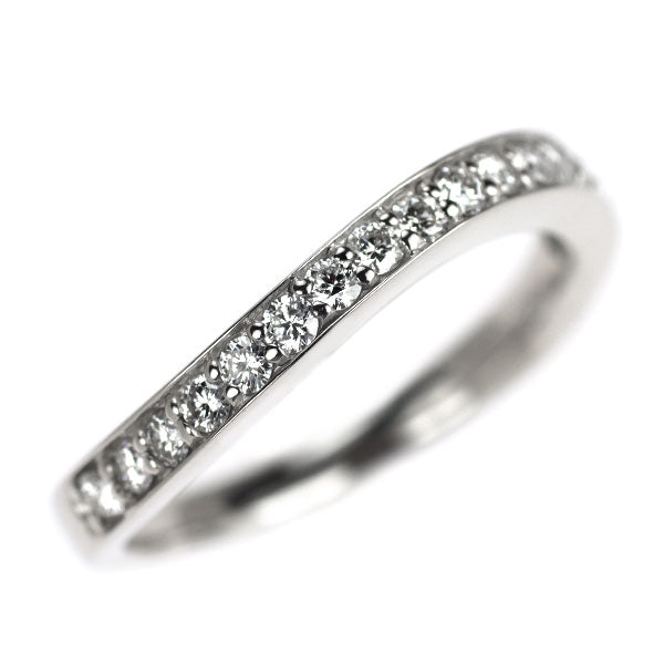 K18WG ダイヤモンド リング 0.26ct ハーフエタニティ