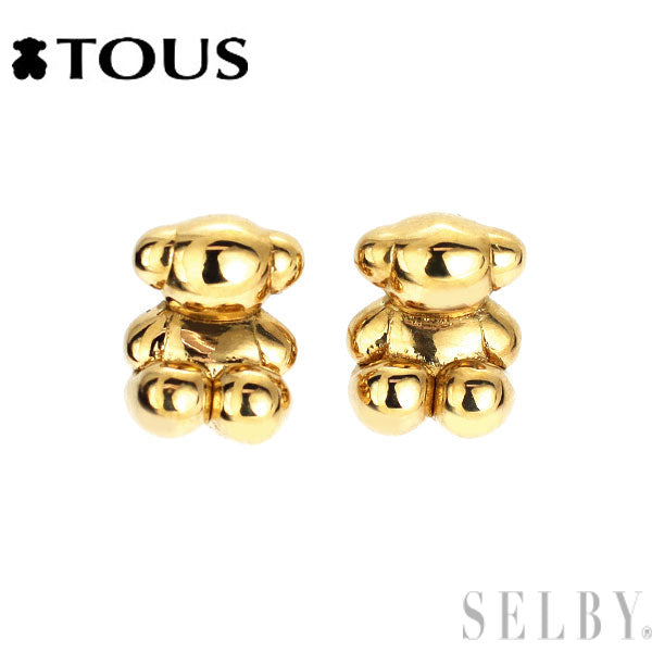 TOUS（トウス） K18YG ピアス ベア くま アニマル