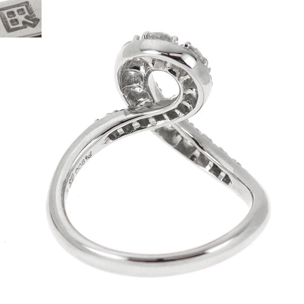 ブルーリバー Pt900 ダイヤモンド リング 0.77ct