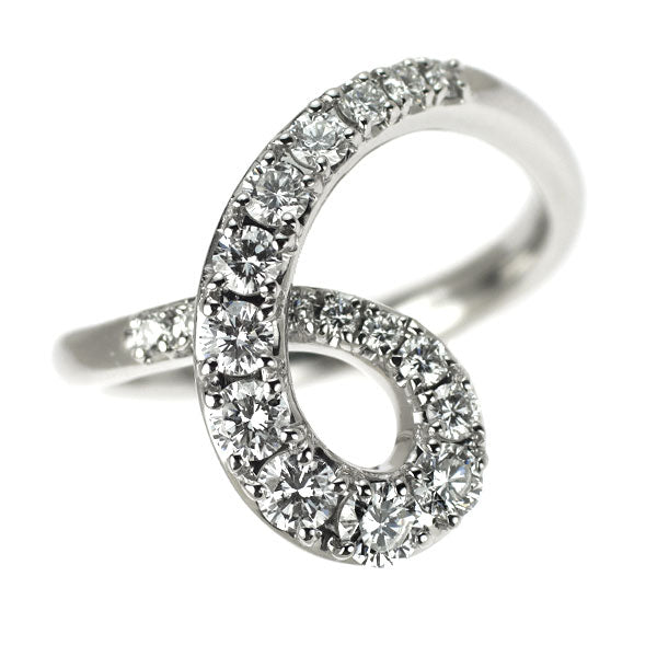 ブルーリバー Pt900 ダイヤモンド リング 0.77ct