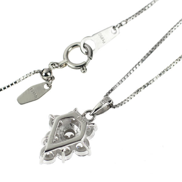 Pt900/ Pt850 Diamond Pendant Necklace 1.00ct