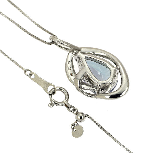 Pt900/ Pt850 タンザナイト ダイヤモンド ペンダントネックレス 2.629ct D0.03ct