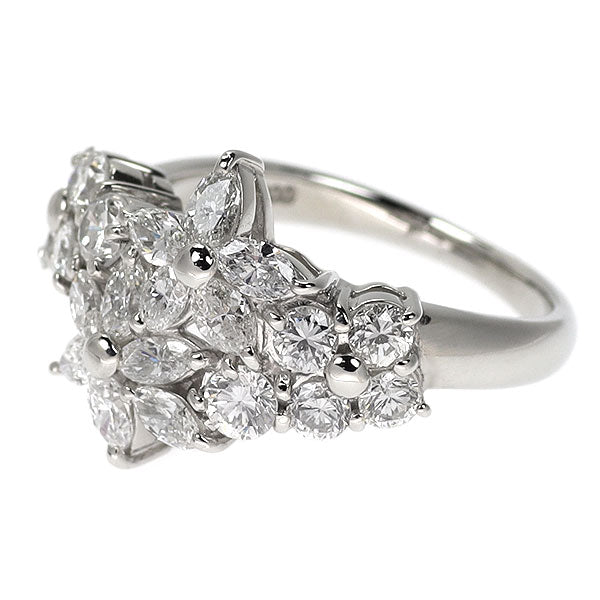 田崎真珠 Pt900 ダイヤモンド リング 1.78ct フラワー