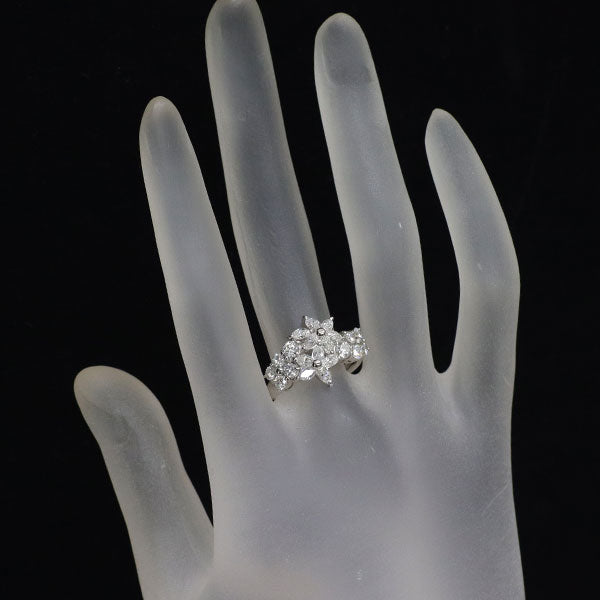 田崎真珠 Pt900 ダイヤモンド リング 1.78ct フラワー