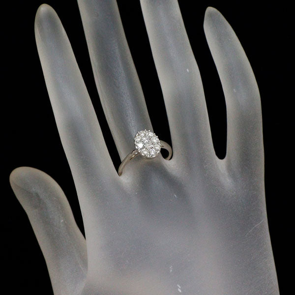 K18WG Diamond Ring 0.50ct Pave