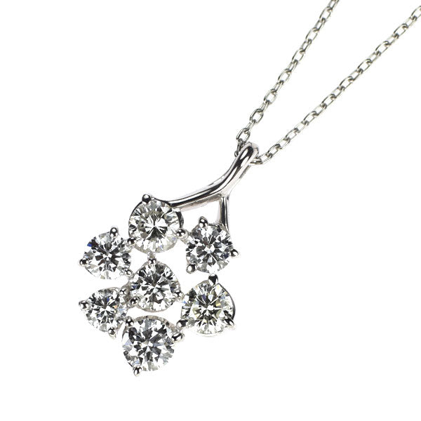 Pt900/ Pt850 ダイヤモンド ペンダントネックレス 1.00ct