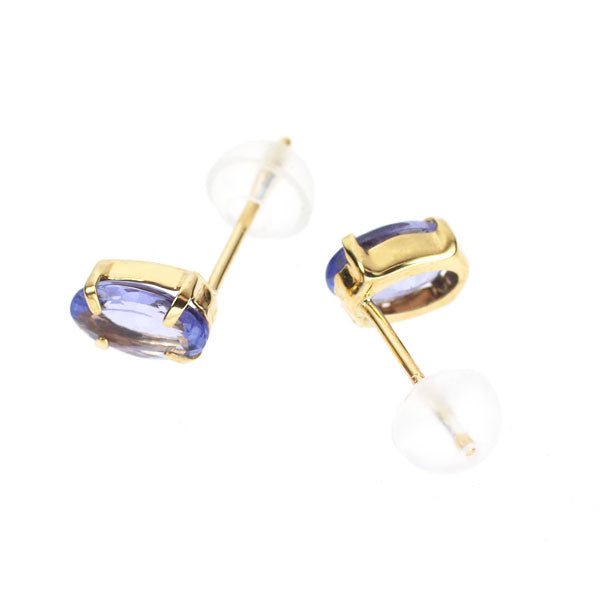 K18YG タンザナイト ピアス 0.80ct