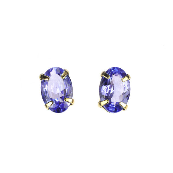 K18YG タンザナイト ピアス 0.80ct
