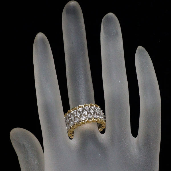 Pt900/K18YG Diamond Ring 0.50ct Florence Engraving