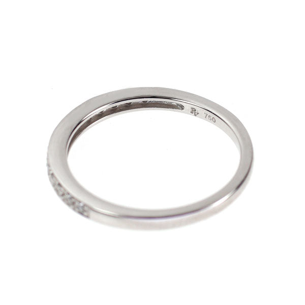 ポンテヴェキオ K18WG ダイヤモンド リング 0.08ct ハーフエタニティ